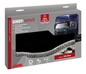Sindy, fascia parasole in microfibra per camion - Nero - immagine 2
