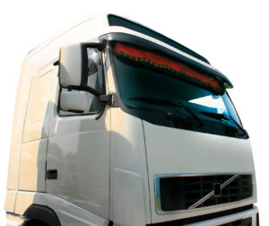 Sindy, fascia parasole in microfibra per camion - Rosso - immagine 2