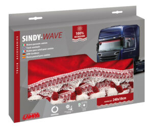 Sindy, fascia parasole in microfibra per camion - Rosso - immagine 3