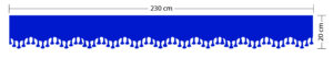 Oscura, fascia parasole per camion - Blu - immagine 4