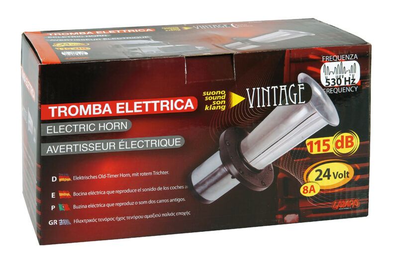 Vintage, tromba elettrica 24V, 8A - immagine 2
