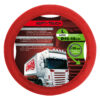 Soft Touch, coprivolante in microfibra - L - Ø 46/48 cm - Rosso