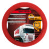 Soft Touch, coprivolante in microfibra - XL - Ø 49/51 cm - Rosso