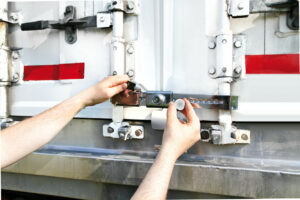 Zanna 1, lucchetto blocca-porte posteriore in acciaio cromato - immagine 4