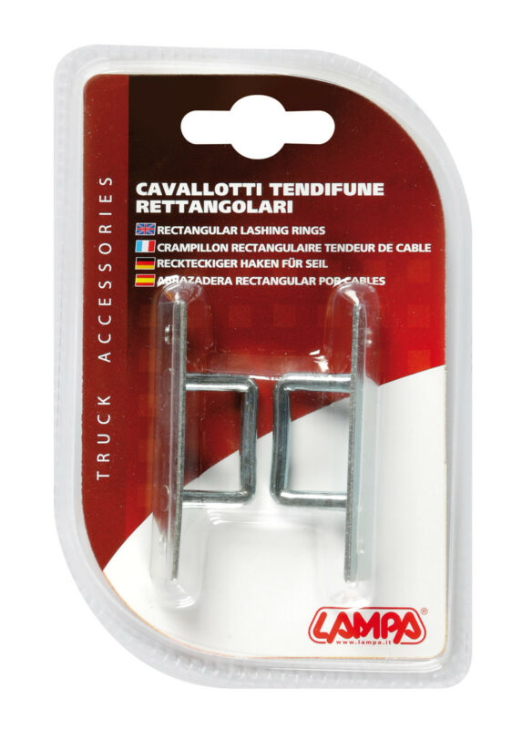 Cavallotti tendifune rettangolari, 2 pz - immagine 4