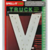 Spell-It Led, 90 mm, 24V - Verde - V