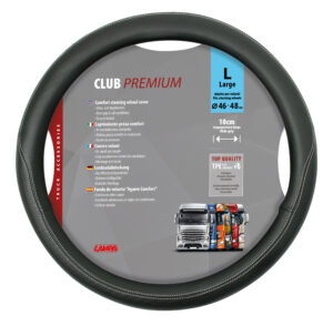 Club, coprivolante in Skeentex - L - Ø 46/48 cm - Nero