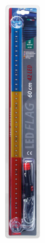 Bandiera luminosa 60 cm, 42 Led, 24V - Romania - immagine 2
