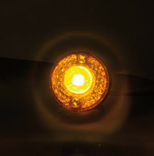 Coppia luci ingombro a 1 Led, 24V - Arancio - immagine 2