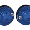 Coppia luci ingombro a 1 Led, 24V - Blu