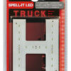Spell-It Led, 90 mm, 24V - Rosso - H