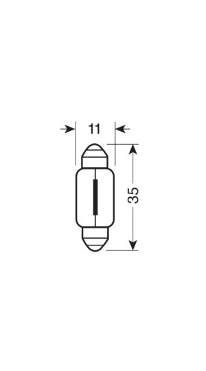 24V Original Line - C5W - 11x35 mm - 5W - SV8,5-8 - 2 pz - Blister - immagine 2