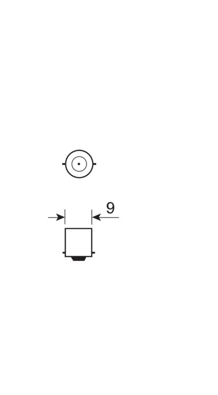 24V Lampada micro - T4W - 4W - BA9s - 2 pz - D/Blister - immagine 3