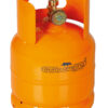 Bombola GPL, uscita rubinetto verticale, attacco W20 x 1/14” sx maschio - 1 Kg (2,5 L)
