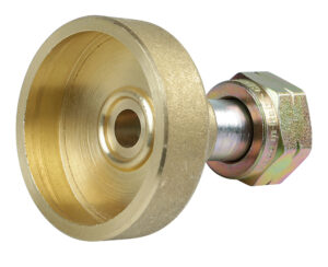 Raccordo per gas auto uscita W20x1/14” sinistro femmina