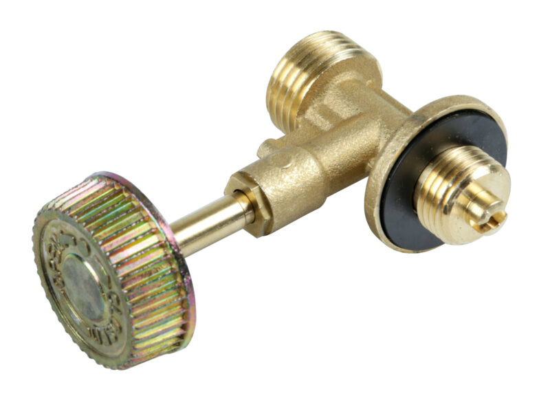 Rubinetto per bombola, uscita W20x1/14” sinistro maschio, attacco M16x1.5 maschio - immagine 2