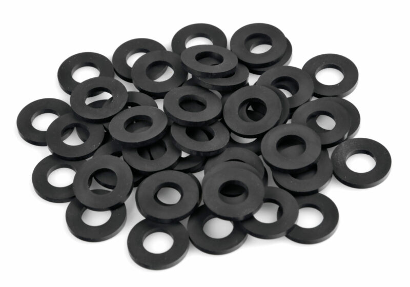 Set 50 pezzi guarnizione in gomma, Ø 10,2x20,3x2,3 mm