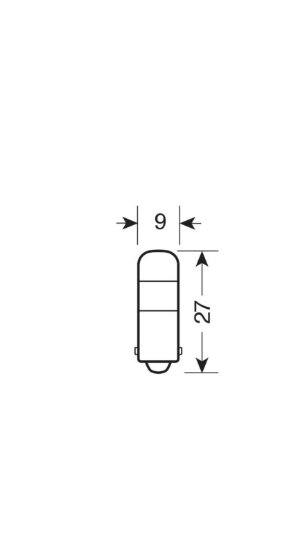 24V LEDriving - (T4W) - 1W - BA9s - 2 pz - Blister - Bianco Caldo - immagine 3