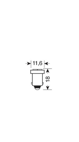 24/28V Led Series - 4 SMD x 1 chips - (T4W) - BA9s - 20 pz  - Busta - Bianco - Doppia polarità - immagine 3