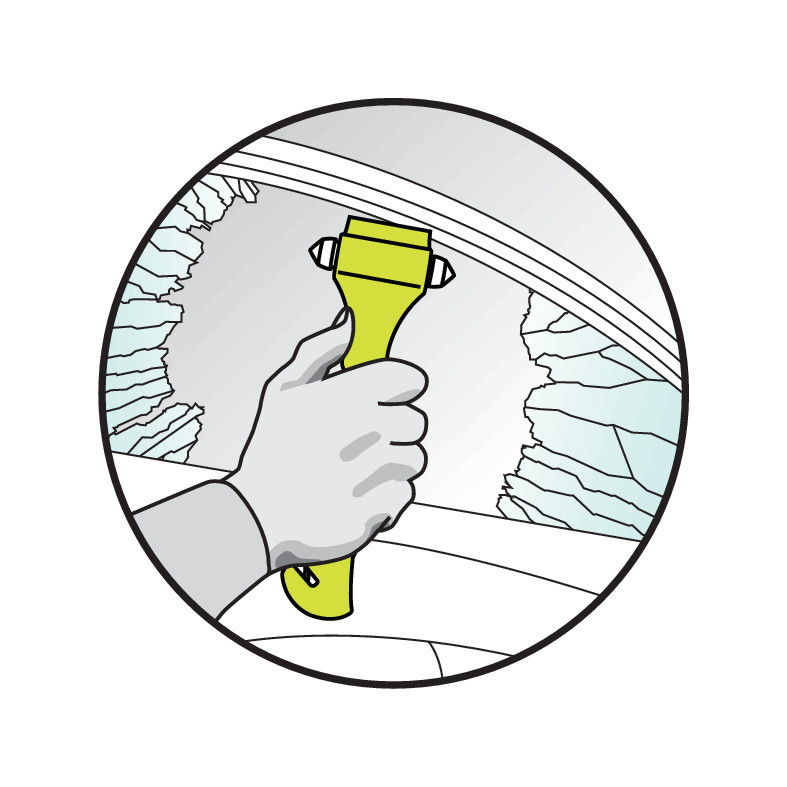 Life-Hammer Classic, martello salvavita fluorescente - immagine 4