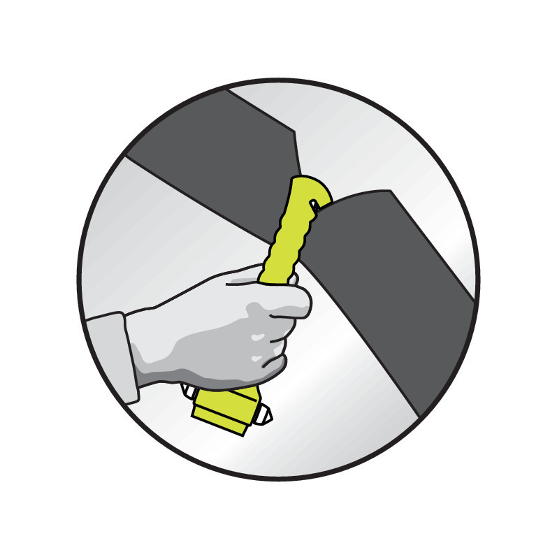 Life-Hammer Classic, martello salvavita fluorescente - immagine 5