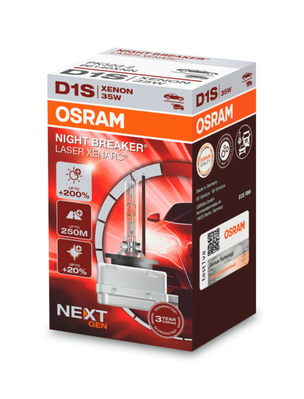 Xenarc Night Breaker Laser (Next Gen) - D1S - 35W - D1S - 35W - PK32d-2 - 1 pz - Scatola - immagine 2