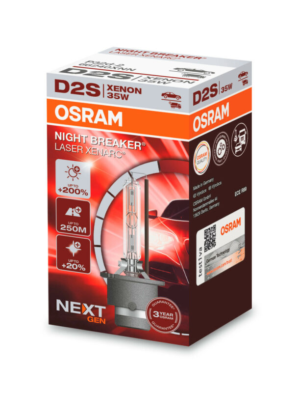 Xenarc Night Breaker Laser (Next Gen) - D2S - 35W - D2S - 35W - P32d-2 - 1 pz - Scatola - immagine 2