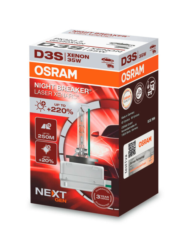 Xenarc Night Breaker Laser (Next Gen) - D3S - 35W - D3S - 35W - PK32d-5 - 1 pz - Scatola - immagine 2