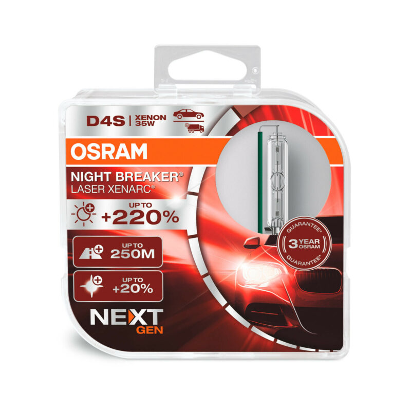 Xenarc Night Breaker Laser (Next Gen) - D4S - 35W - D4S - 35W - P32d-5 - 2 pz - Scatola Plast. - immagine 2