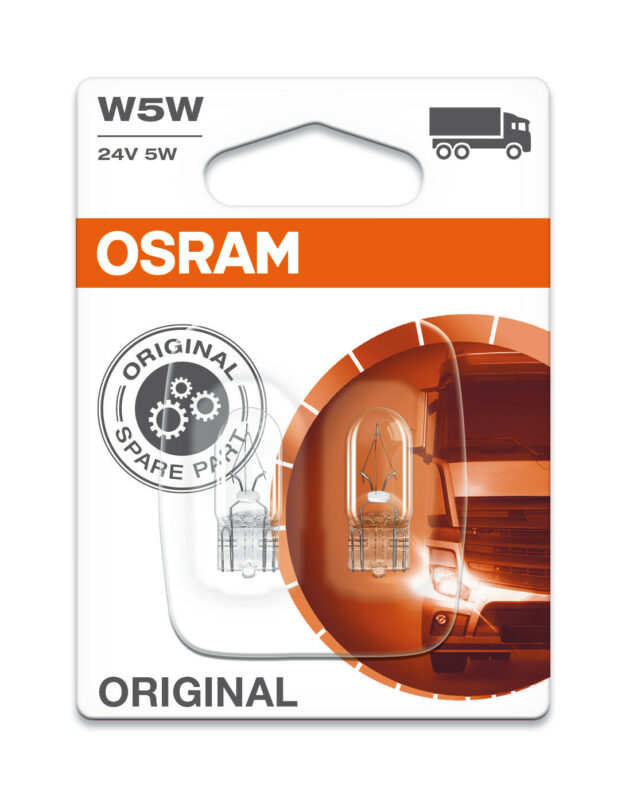 24V Original Line - W5W - 5W - W2,1x9,5d - 2 pz - Blister - immagine 3