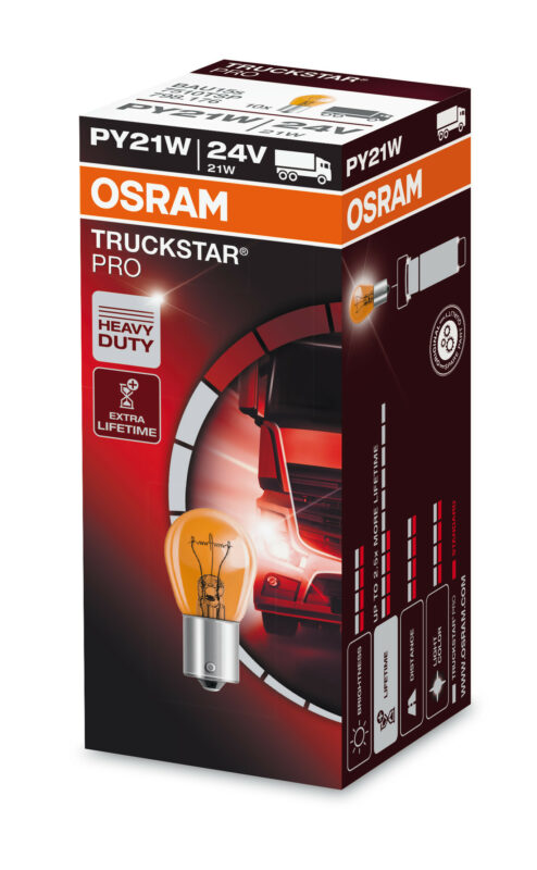 24V Truckstar Pro - PY21W - 21W - BAU15s - 1 pz - Sfuso - immagine 4