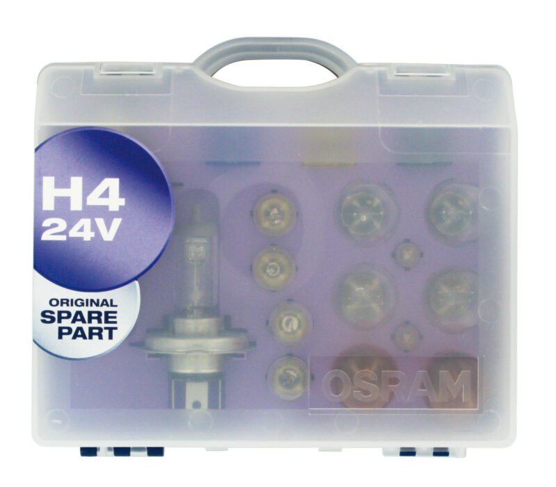 24V Kit Lampade di ricambio 24V - W - 1 pz - Scatola Plast. - H4