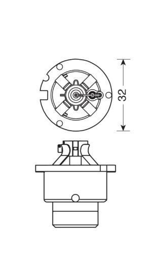 Xenarc - D2R - 35W - P32d-3 - 1 pz  - Scatola - immagine 3