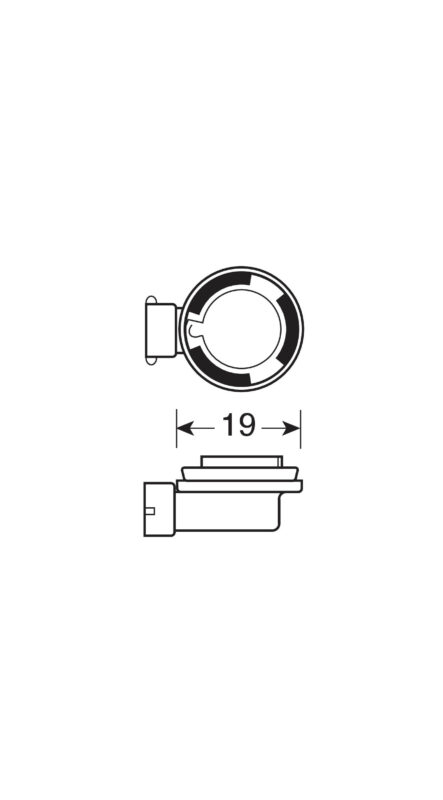 24V Lampada alogena Blu-Xe - H11 - 70W - PGJ19-2 - 2 pz - D/Blister - immagine 3