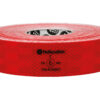 Premium, nastro segnaletico di sicurezza per superfici rigide - 50 m - Rosso