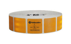 Value, nastro segnaletico di sicurezza per superfici telonate - 50 m - Giallo