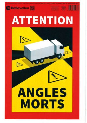 Contrassegno adesivo angoli morti, 1 pz - Camion - immagine 2