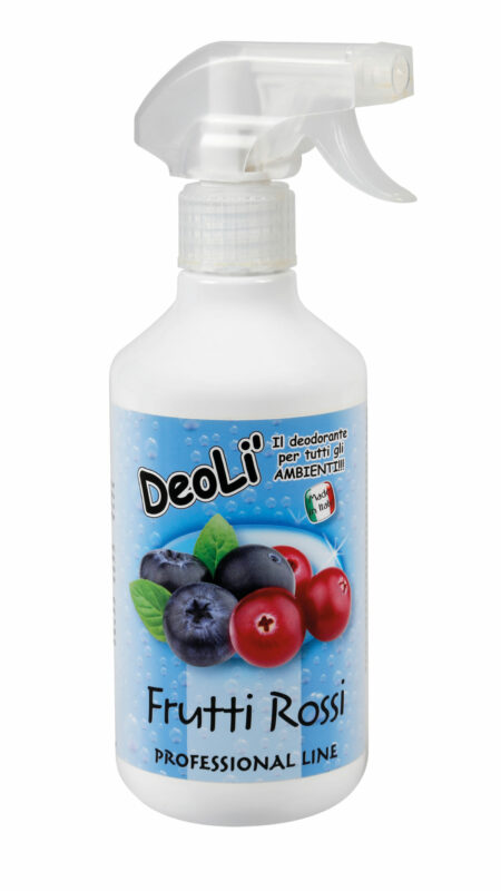 Deolì, deodorante professionale - 500 ml - Frutti rossi